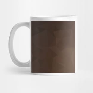 Dark Puce Brown Abstract Low Polygon Background Mug